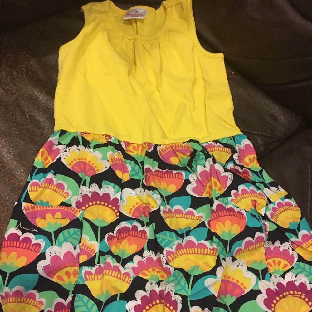 Girls Hanna Andersson sleeveless dress